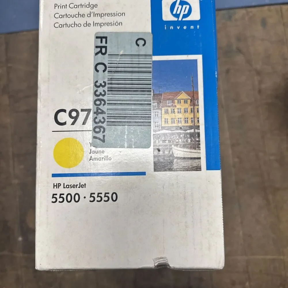 HP C9732A Yellow Print Cartridge, Sealed